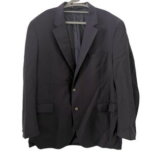Jos. A. Bank Black Wool Suit‎ Jacket 44R